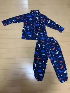 恐竜柄ネイビーパジャマ 120サイズ　トップバリュー