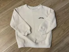 ZARA エンブロイダリーテキストスウェットシャツ