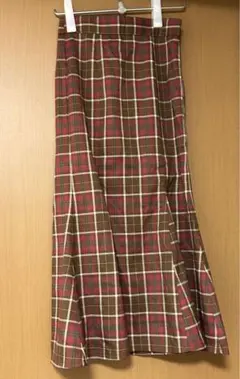 【GU】チェック柄タイトスカート　Sサイズ