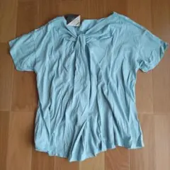 ナノ・ユニバース　Anti Soaked  半袖　Tシャツ ペールグリーン　新品