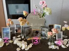 結婚式ウェルカムスペースセット⭐︎まとめ売り⭐︎ロジエ、ラドンナ他⭐︎フォトフレーム