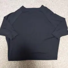 Samansa Mos2 ダークグレー 七分袖 Tシャツ Lサイズ