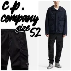 C.P. Company パンツ　ゴーグル　46 定価5.5万】CPCompany ルーズフィット カーゴパンツ ブラック 46