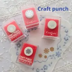 カーラ　クラフトパンチ４点　スクラップブッキング　ジャンクジャーナル