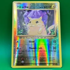 ポケモンカード 海外限定加工 ピカチュウ リバースホイル 英語 初代