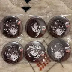 鬼滅の刃 ufotableダイニング お楽しみくじ 缶バッジ 6点