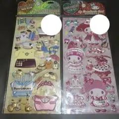 マイメロディ ポムポムプリン　マイコーディネートシール　着せ替えシール