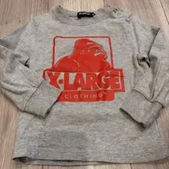 X-LARGE キッズ 長袖Tシャツ 06サイズ グレー