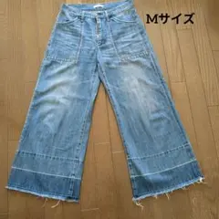 Nanea ワイドレッグデニムパンツ Mサイズ
