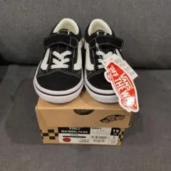 VANS☆OLD SKOOL V キッズ スニーカー 15cmのサムネイル