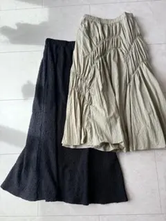 mysty woman・LOWRYS FARM 　ロングスカート2点セット