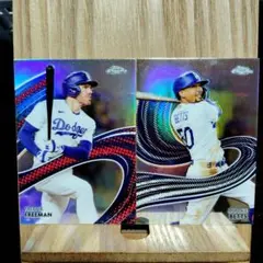 topps chromeフレディ・フリーマン ムーキー・ベッツ「Strokes」