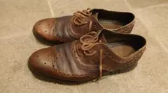 コールハーンゼログランドブラウンレザービジネスシューズこげ茶