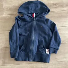 TOMMY HILFIGER ネイビー パーカー 110