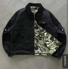 wish for ever リバーシブルドローコードダックジャケット　L