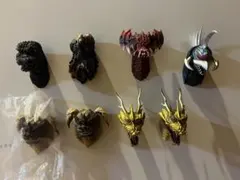 【8体セット】ゴジラ -1.0 一番くじ モンスターヘッド マグネット