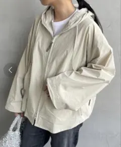 GYMPHLEX/ジムフレックス] ナイロンフードジャケット