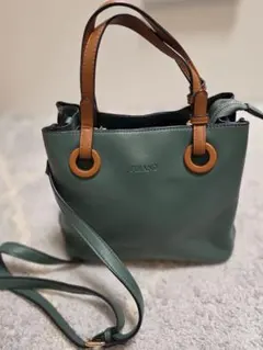 FIRANO グリーン ショルダーバッグ