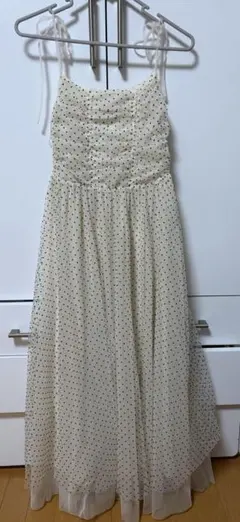 イギリスブランド アイボリー バラ刺繍ワンピース ウェディングドレス 