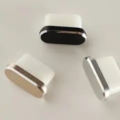 【金・銀・黒】USB-C保護カバータイプC コネクタカバー スマホ　 保護　3個