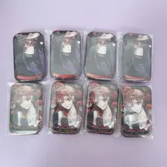 ツイステ スクエア缶バッジ エース・トラッポラ 8点