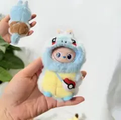 ラブブ 着せ替え服 3点セット ピカチュウ ゼニガメ 青ネコ 靴・小物付き