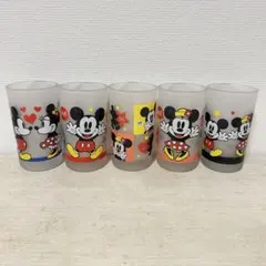 ディズニーキャラクター ガラスコップセット（5個）﻿