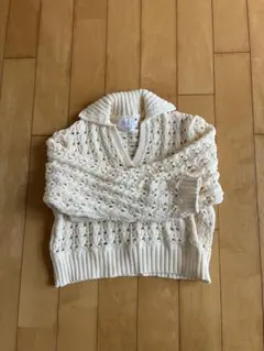 ZARA アイボリー セーター 11-12歳