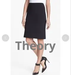 Theory セオリー GOLDA2 TAILOR 膝丈 スカート ネイビー 2 - メルカリ