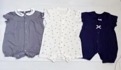 西松屋　前あき ロンパース 50〜70cm