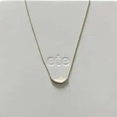 ete エテ K10YG レイヤー クレセントムーン ネックレスのサムネイル