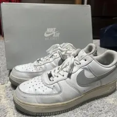 Nike Air Force 1 ホワイト/グレー　箱あり‼︎