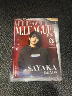Mリーグ 岡田紗佳　2026 リアルトレカ Mリーグ 2026 HAPPY NEW YEARリアルトレカ 岡田紗佳 トレーディング