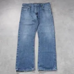 リーバイス517 Levis W32 フレアボトム ブーツ 青 古着 18456