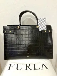 2025年最新】furla クロコ ハンドバッグの人気アイテム - メルカリ