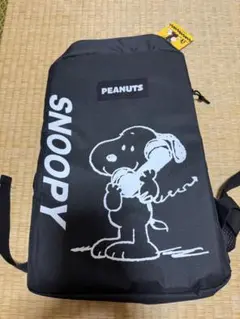 最安値！新品未使用　タグ付　スヌーピー　オリジナルリュック　ブラック
