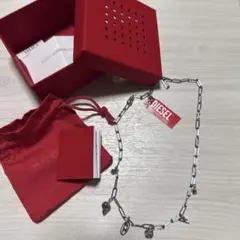 DIESEL DX1605040 シルバー ネックレス