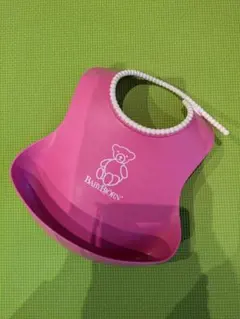 BABYBJÖRN ベビービョルン シリコンエプロン スタイ ピンク