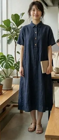 MHL. 半袖 ワンピース Iサイズのサムネイル