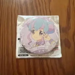 花園きらら アイカツスターズ チーズソフトクッキー 缶バッジ イオン