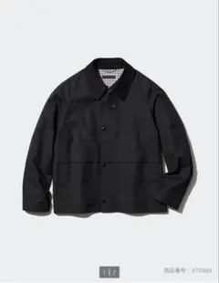 ユニクロ　ユーティリティショートブルゾン　ブラック　S 新品未使用