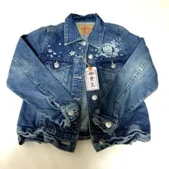 新品•タグ付き　豊天商店　デニムジャケット　ハローキティ　作業着　Gジャン
