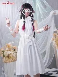 原神 コスプレ 衣装 ファデュイ 執行官 少女 コロンビーナ Amazon.co.jp: [小さな店] 髪飾り付き 原神 ファデュイ執行官 原