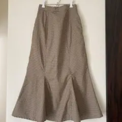 RETRO GIRL チェック　マーメイドスカート