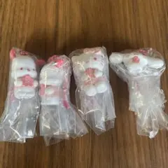 サンリオキャラクターズ 桜ポチャッコ ハローキティ シナモロール キーホルダー