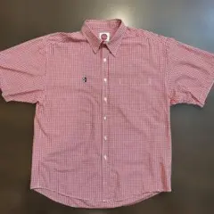 X-LARGE エクストララージ ギンガム 半袖シャツ Lサイズ