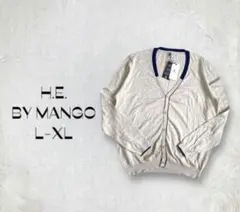 マンゴ H.E. BY MANGO カーディガン【L-XL】新品 カシミヤ混