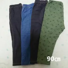 ユニクロ レギンス リラックスフィット 4点セット 90㎝