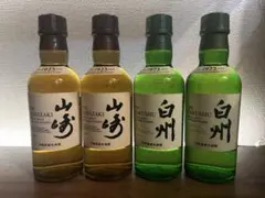 白州・山崎ウイスキー 180ml 4本セット - メルカリ