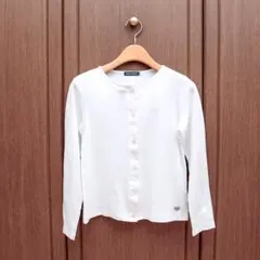 BeBe ホワイト カーディガン 140cm